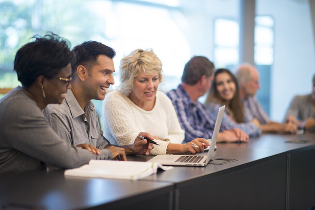 people in meeting